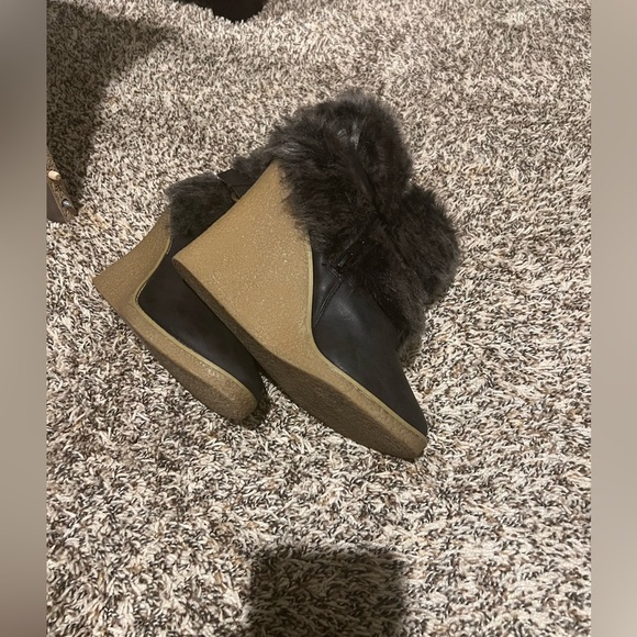 ❤️WEDGE BOOTS SIZE 7 - Picture 4 of 5